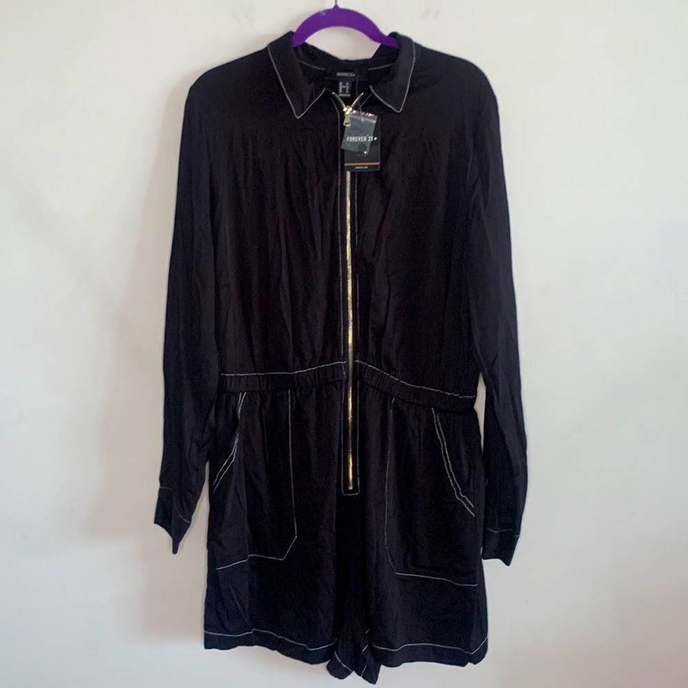 Forever 21+ Black Jumpsuit
